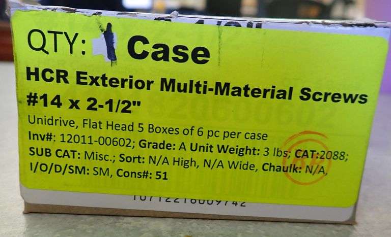 HCR Exterior Multi-Material Screws #14 x 2-1/2"
