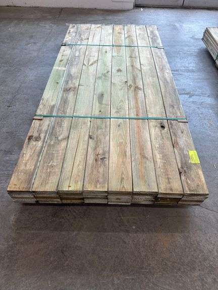 Pressure Treated Decking 5/4"x6"x8'