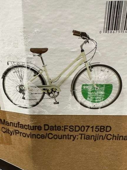 Schwinn Women's Gateway 700c/28" Hybrid Bike - Cream
