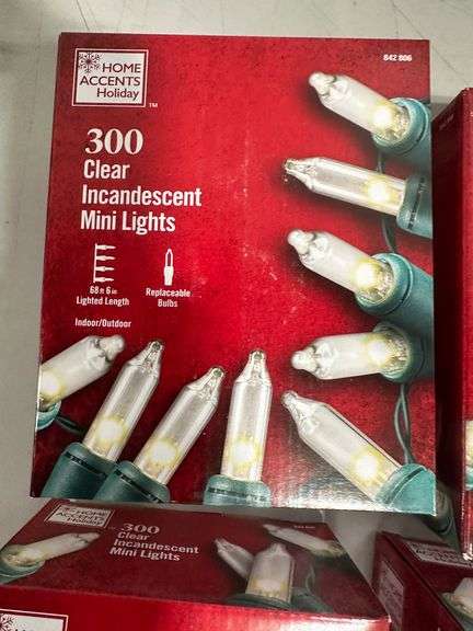 300 Clear Incandescent Mini Lights