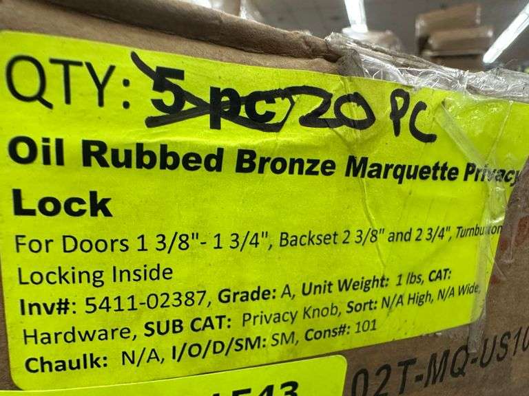 Oil Rubbed Bronze Marquette Privacy Lock
