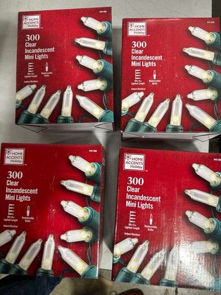 300 Clear Incandescent Mini Lights