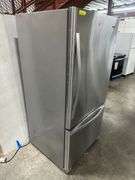 22 cu. ft. Bottom Freezer Refrigerator in Stainless Steel with Spill Guard Glass Shelves