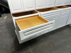 Newport White Kitchen Cabinet Set 12'x15'