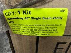Chambray 48" Single Basin Vanity Kit