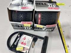 27.5" Mountain Tire & MasterLock Bike Lock (3x$)