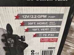 ATV Spot Sprayer, 26-Gallon Capacity, 2.2 GPM, 12 Volt