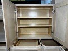 Assembled Sonona Wheat Kitchen Cabinet Set 10'x16'x10'
