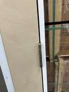 Exterior Full Decorative Glass Fiberglass Door 36"x80" LH
