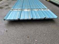 Slate Blue Corrugated Metal Panel 3'x8'