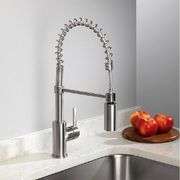 Brushed Nickle Commercial Style Pull-down Kitchen Faucet