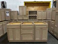 Assembled Sonona Wheat Kitchen Cabinet Set 10'x16'x10'