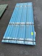 Slate Blue Corrugated Metal Panel 3'x8'