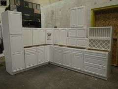 Newport White Kitchen Cabinet Set 10'x15'