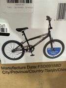 Mongoose Index 1.0 BMX Freestyle 20" Youth Bike - Black