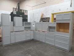 Stone Harbor Gray Kitchen Cabinet Set 12'x15'