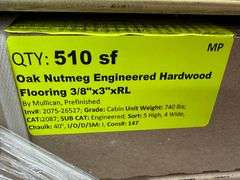 Oak Nutmeg Engineered Hardwood Flooring 3/8"x3"xRL
