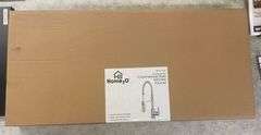 Brushed Nickle Commercial Style Pull-down Kitchen Faucet
