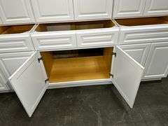 Newport White Kitchen Cabinet Set 12'x15'