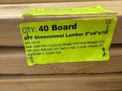 SPF Dimensional Lumber 2"x6"x16'