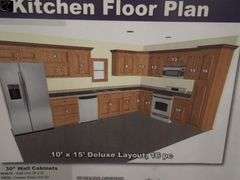 Newport White Kitchen Cabinet Set 10'x15'