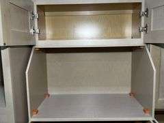 Assembled Sonona Wheat Kitchen Cabinet Set 10'x16'x10'