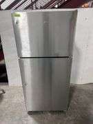 18.2 cu. ft.  Freezer/Refrigerator In Monochromatic Stainless Steel