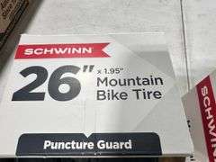24" Mountain Tire (2) & MasterLock Bike Lock (1) (3x$)