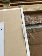 Exterior Full Decorative Glass Fiberglass Door 36"x80" LH