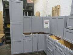 Pacific Gray Kitchen Cabinet Set 12'x12'