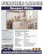 Newport White Kitchen Cabinet Set 10'x15'