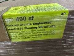 Hickory Granite Engineered Hardwood Flooring 3/8"x5"xRL