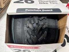 24" Mountain Tire (2) & MasterLock Bike Lock (1) (3x$)