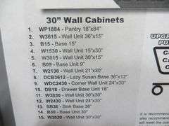 Pacific Gray Kitchen Cabinet Set 12'x12'