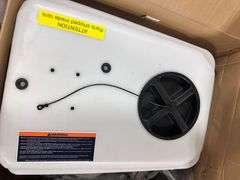 Tow-Behind Trailer Boom Broadcast and Spot Sprayer, 21 Gallons, 2.2 GPM, 12 Volt DC