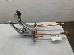 Low Arc Bathroom Faucet Chrome Finish Single Handle