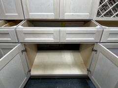Assembled Sonona Wheat Kitchen Cabinet Set 10'x16'x10'