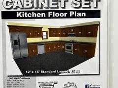 Newport White Kitchen Cabinet Set 12'x15'