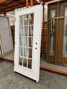Exterior 15 Lite Fiberglass Door 36"x80" RH