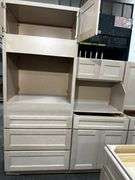 Assembled Sonona Wheat Kitchen Cabinet Set 10'x16'x10'