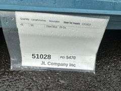 Slate Blue Corrugated Metal Panel 3'x8'