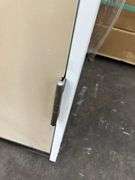 Exterior Full Decorative Glass Fiberglass Door 36"x80" LH