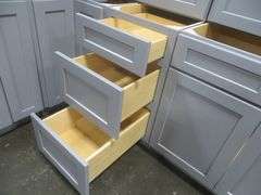 Pacific Gray Kitchen Cabinet Set 12'x12'