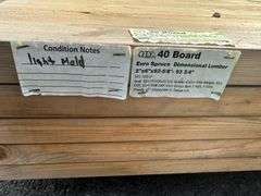 Euro Spruce Dimensional Lumber 2"x6"x92-5/8"-93 3/4"