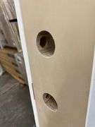 Exterior Full Decorative Glass Fiberglass Door 36"x80" LH