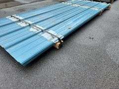 Slate Blue Corrugated Metal Panel 3'x8'