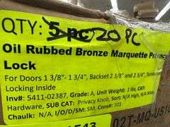 Oil Rubbed Bronze Marquette Privacy Lock