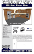 Stone Harbor Gray Kitchen Cabinet Set 12'x15'