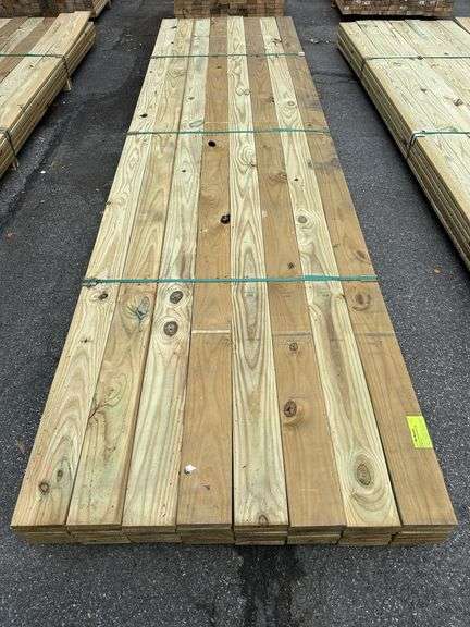 Pressure Treated Decking 5/4"x6"x14'