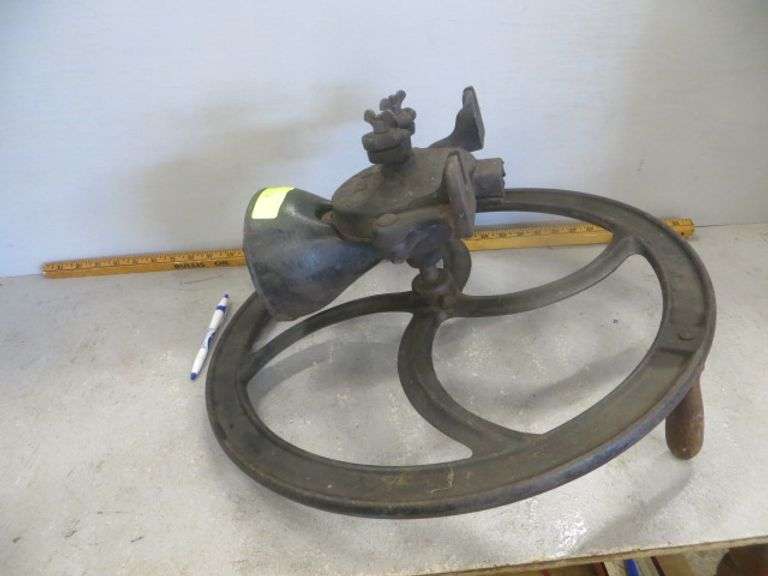 Feed Mill No. 0 Coffee Grinder w/ 20" Wheel
